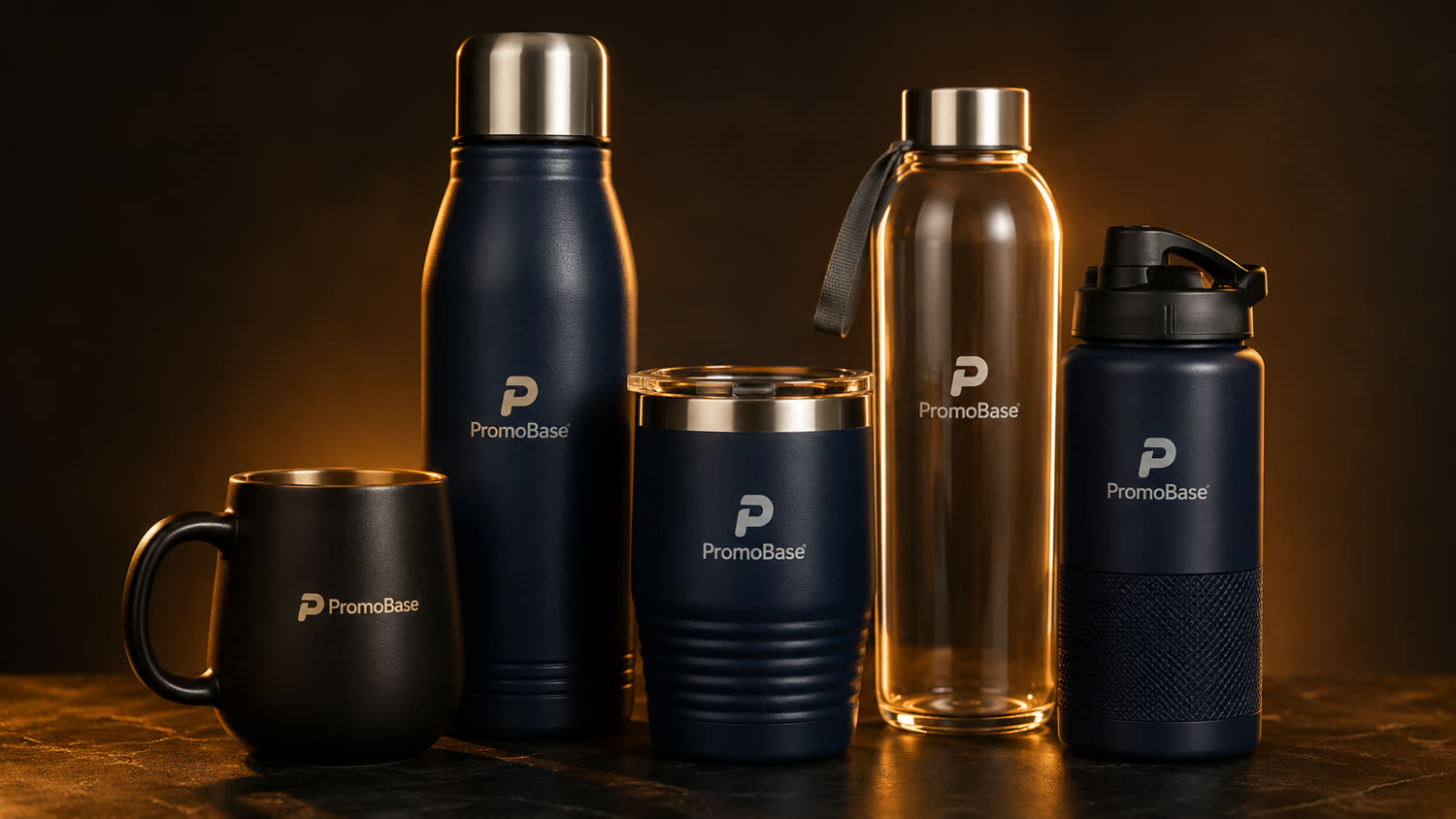 Colección de termos y botellas PromoBase